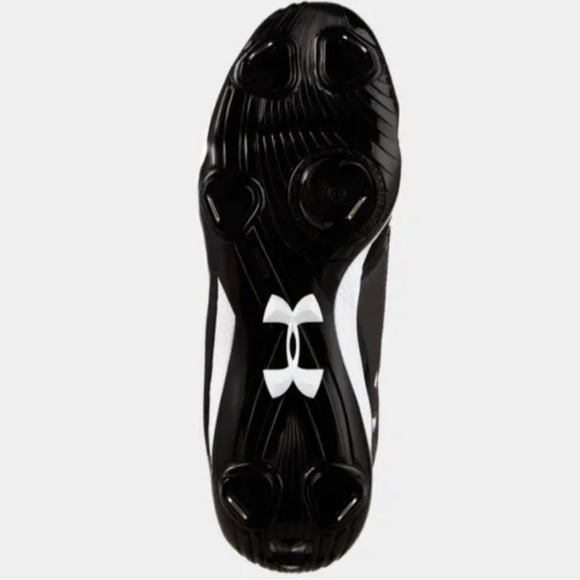 UNDER ARMOUR UA YARD MID ST METAL BASEBALL CLEATS BLACK NEW NO BOX - Picture 6 of 9
